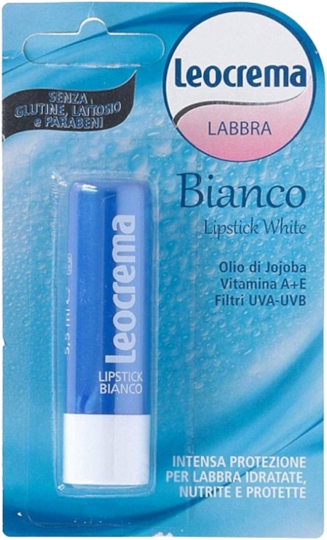 Leocrema Lip Stick White - Lippenbalsam — Bild N1