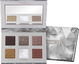 Düfte, Parfümerie und Kosmetik Lidschattenpalette - Nabla Cutie Collection Palette Platinum