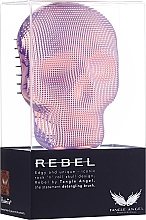 Entwirrbürste pink-chrom 10x7 cm - Tangle Angel Rebel Brush Pink Chrome — Bild N3
