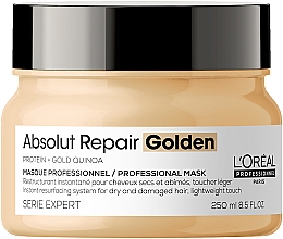 Düfte, Parfümerie und Kosmetik Regenerierende Maske für geschädigtes Haar - L'Oreal Professionnel Absolut Repair Gold Quinoa +Protein Mask