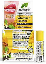 Lippenbalsam mit Vitamin E - Dr. Organic Bioactive Skincare Vitamin E Lip Balm SPF15 — Bild N1