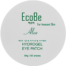 Düfte, Parfümerie und Kosmetik Hydrogel-Augenpflaster - Eco Be Ekel Aloe Hydrogel Eye Patch