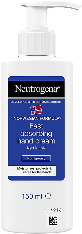 Handcreme mit Spender - Neutrogena Fast Absorbing Hand Cream — Bild N1