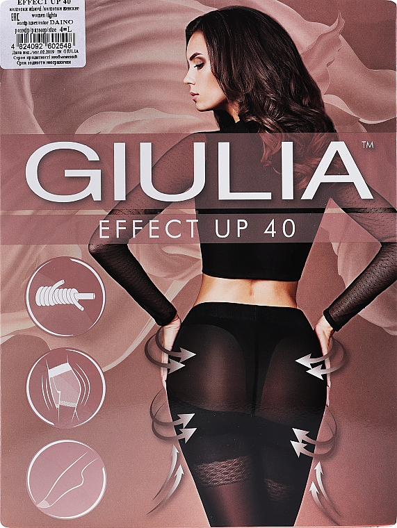 Strumpfhose für Damen Effect Up 40 Den daino - Giulia — Bild N1