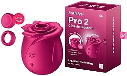 Düfte, Parfümerie und Kosmetik Klitorisstimulator weinrot - Satisfyer Pro 2 Classic Blossom Air Pulse Vibrator Wine 