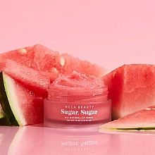 Natürliches Lippenpeeling Wassermelone mit Zucker, Kakaobutter, Sheabutter und Agavennektar - NCLA Beauty Sugar, Sugar Watermelon Lip Scrub — Bild N5