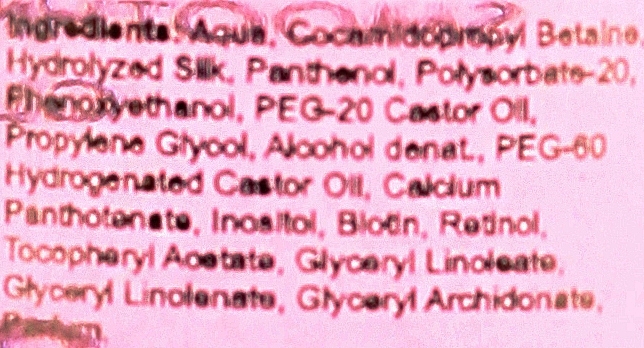 Feuchtigkeitsspendendes und glättendes Haarspray mit Seide und Vitaminen - Silcare Quin Moisturize Hair Silk with Vitamins — Bild N3
