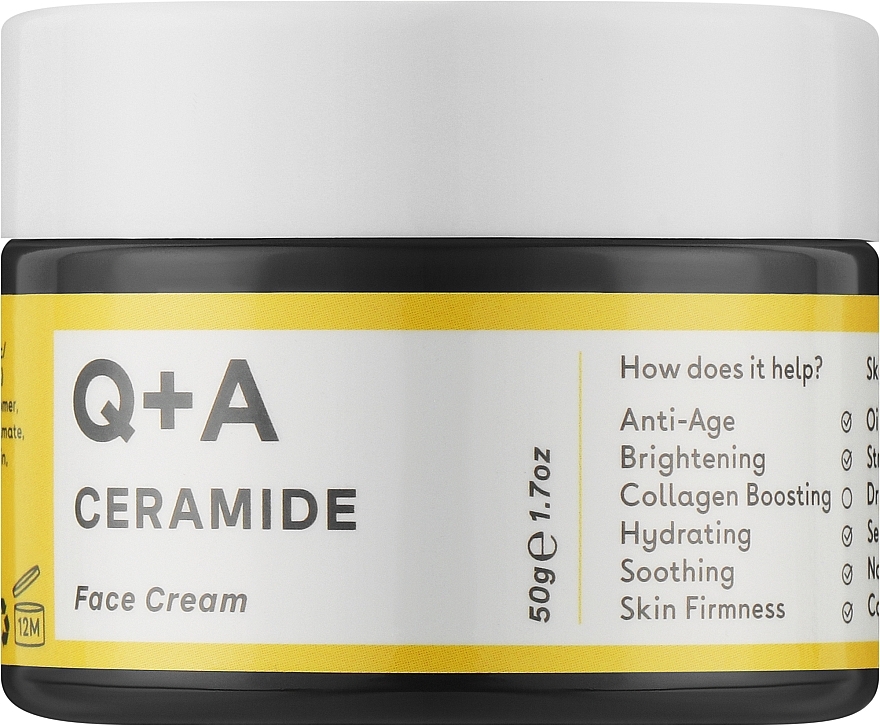 Gesichtscreme für den Tag - Q+A Ceramide Barrier Defense Face Cream — Bild N1