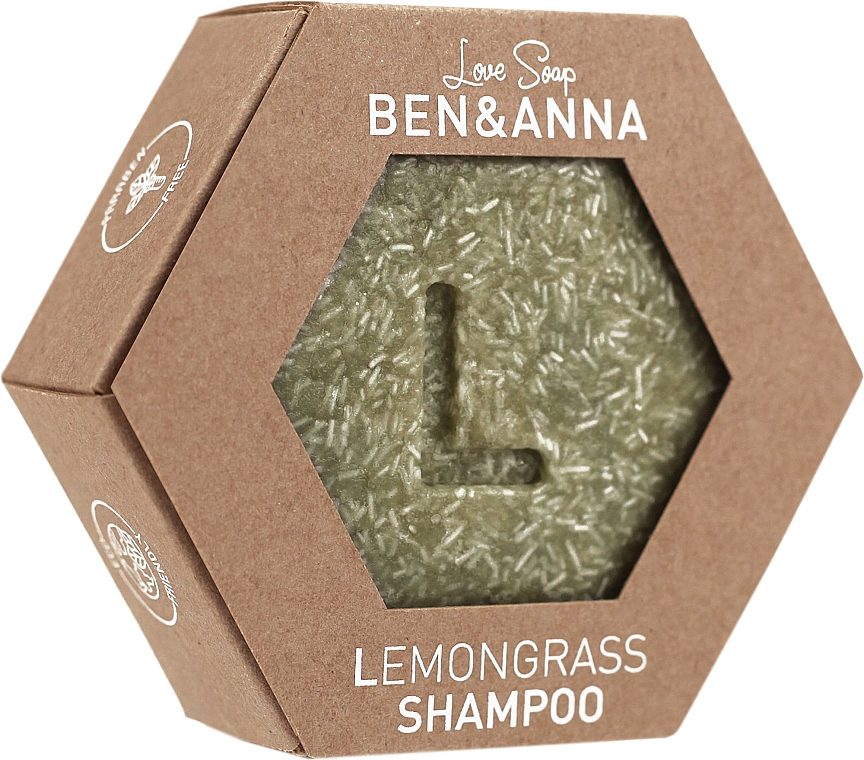 Festes Haarshampoo mit Zitronengras - Ben&Anna Love Soap Lemongrass Shampoo — Bild N1
