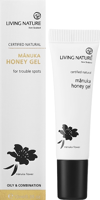 Manuka-Honig-Gel für fettige und Mischhaut - Living Nature Manuka Honey Gel — Bild N2