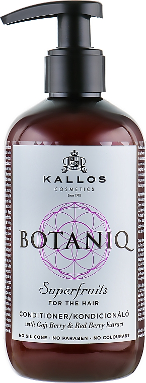 Haarspülung mit Goji-Beere und Rotbeeren-Extrakt - Kallos Cosmetics Botaniq Superfruits Conditioner