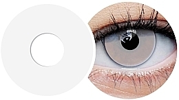 Farbige Kontaktlinsen weiß 2 St. - Clearlab ClearColor Phantom White Out — Bild N2