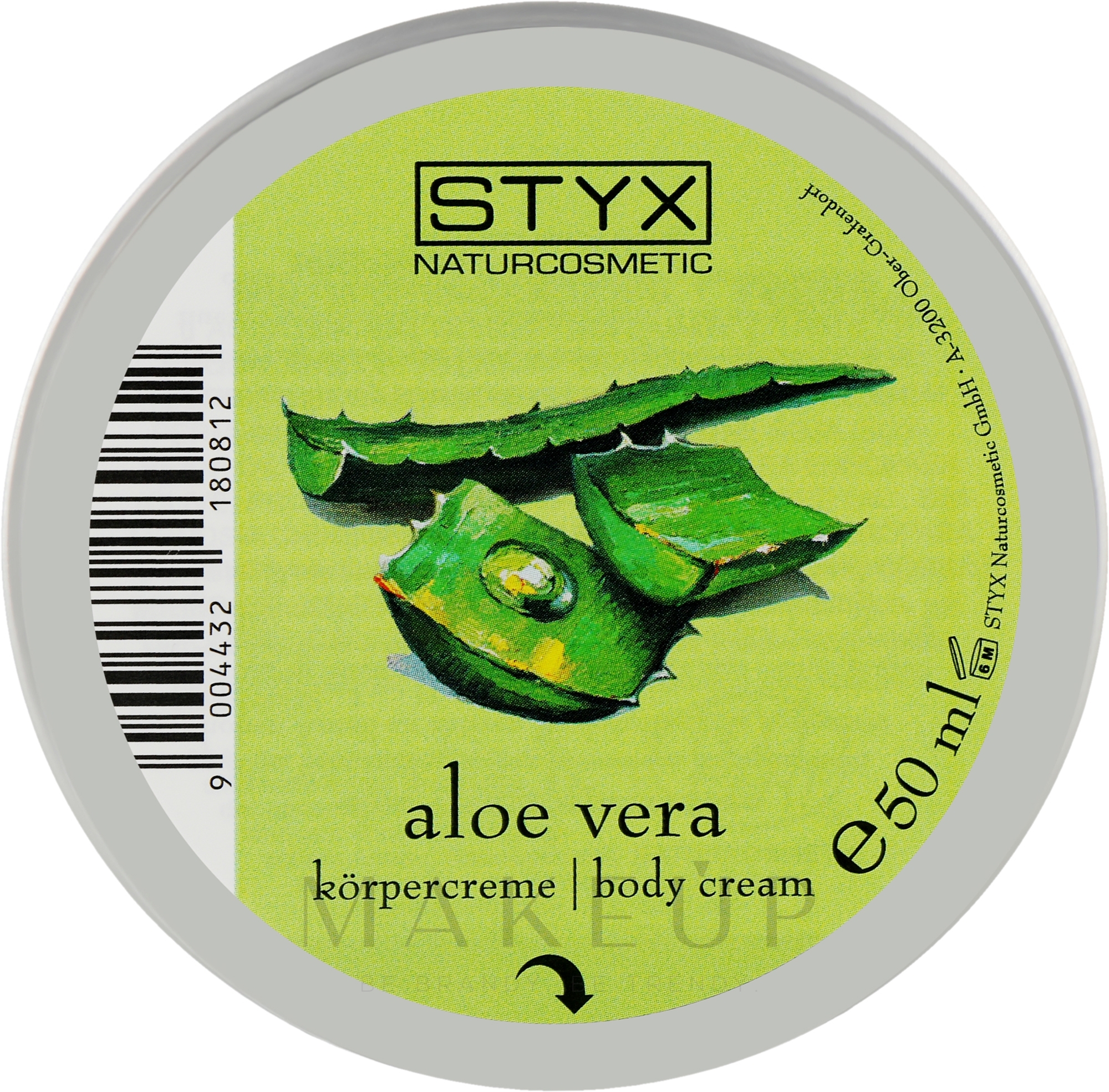 Körpercreme mit Aloe Vera - Styx Naturcosmetic Aloe Vera Body Cream — Bild 50 ml