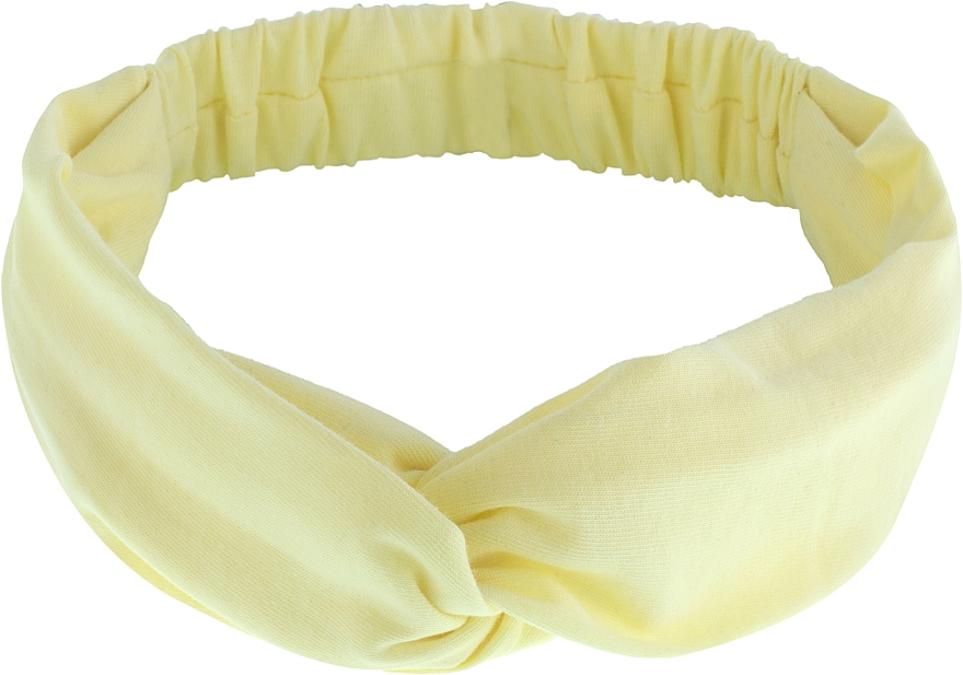 Haarband Knit Twist blassgelb - MAKEUP Hair Accessories — Bild N1