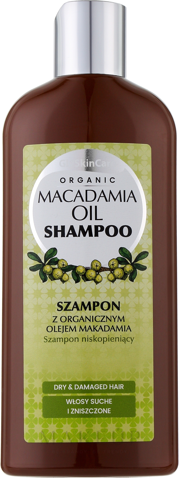 Shampoo mit Bio Macadamiaöl - GlySkinCare Macadamia Oil Shampoo — Foto 250 ml