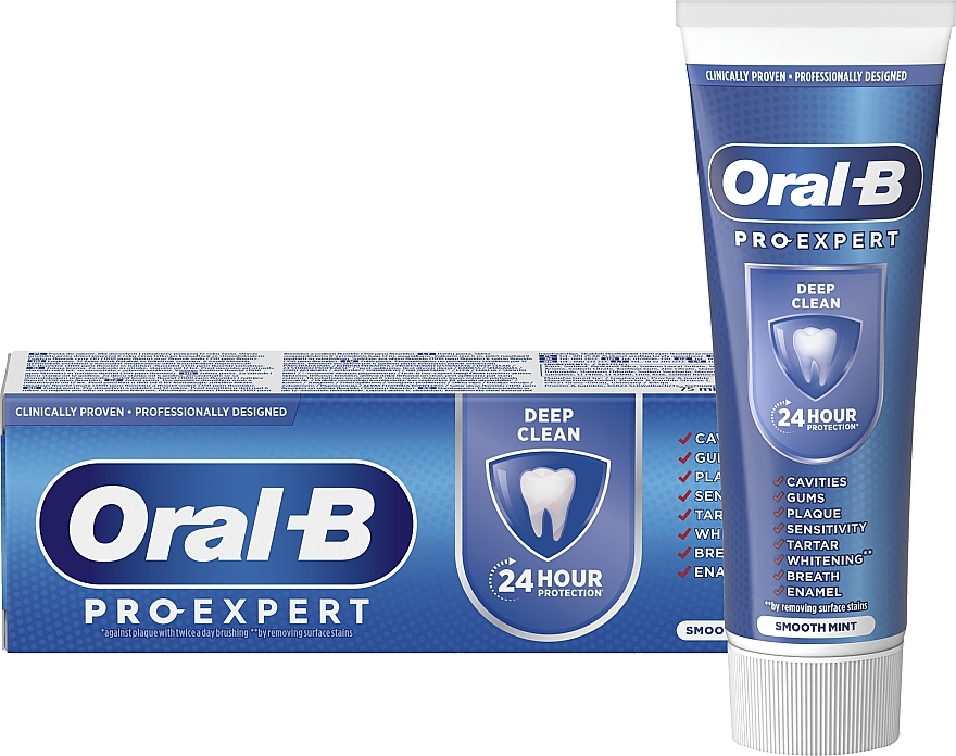 Tiefenreinigende Zahnpasta - Oral-B Pro-Expert Deep Cleaning Toothpaste Smooth Mint  — Bild N1