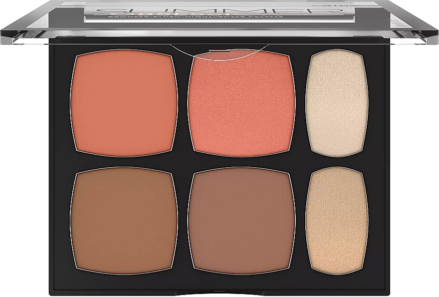 Make-up-Palette - Catrice Summer Obsession Bronzer Blush Highlighter Palette Matte And Glow — Bild N2