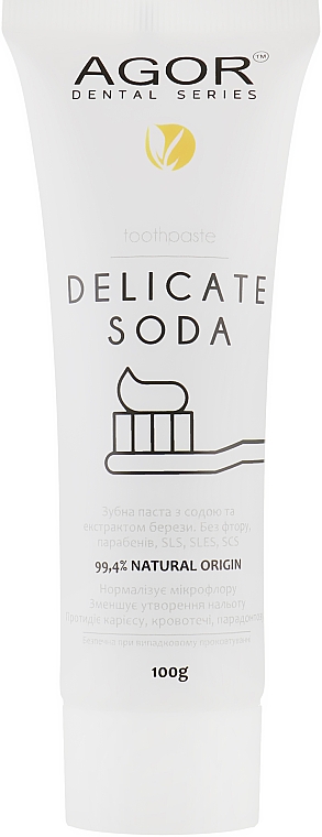 Zahnpasta mit Soda - Agor Delicate Soda Toothpaste — Bild N1