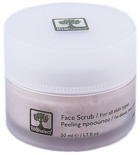 Gesichtspeeling mit Dictamelia, Olivenkernen und Hibiskus - BIOselect Face Scrub For All Skin Types