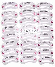 Düfte, Parfümerie und Kosmetik Augenbrauenschablone 24 Formen - Lash Brow