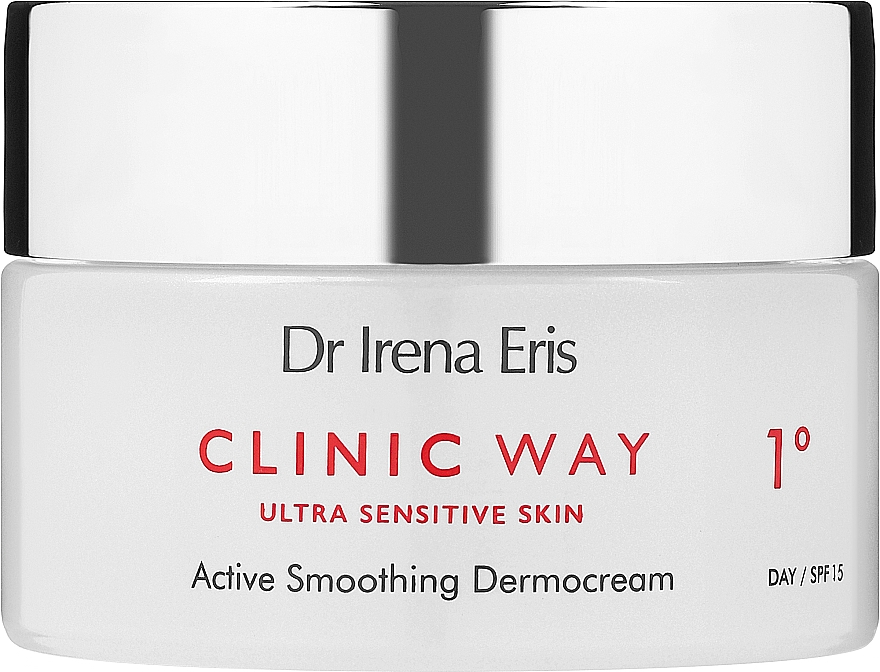 Glättende Gesichtscreme - Dr. Irena Eris Clinic Way 1° Active Smoothing Dermocream SPF15 — Bild N1