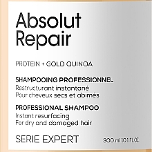 Shampoo für trockenes, strapaziertes Haar - L'Oreal Professionnel Absolut Repair Gold Quinoa +Protein Shampoo — Bild N3