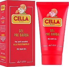Düfte, Parfümerie und Kosmetik Pre-Shave-Gel mit Vitamin B - Cella Milano Gel Pre Barba