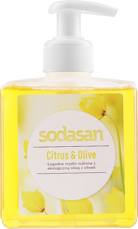 Flüssigseife Zitrus und Olive - Sodasan Citrus And Olive Liquid Soap — Bild N3