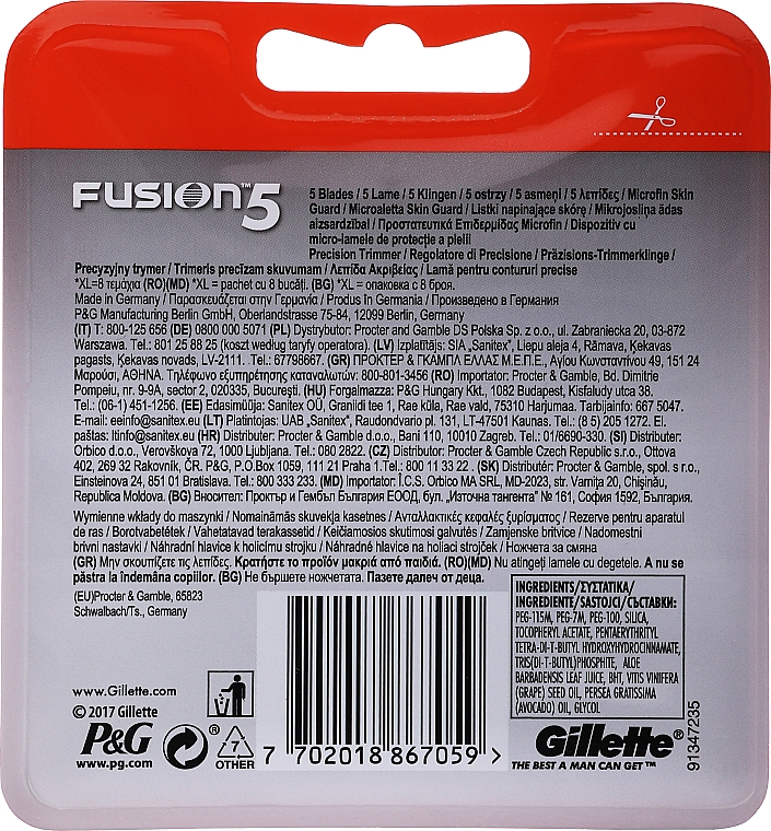 Rasierklingen 8 St. - Gillette Fusion