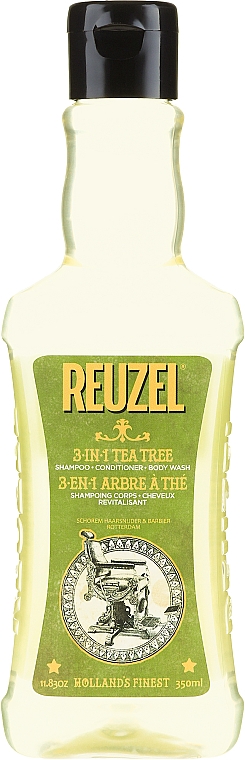 3in1 Shampoo, Haarspülung & Duschgel mit Teebaumöl - Reuzel Tea Tree Shampoo Conditioner And Body Wash — Bild N1