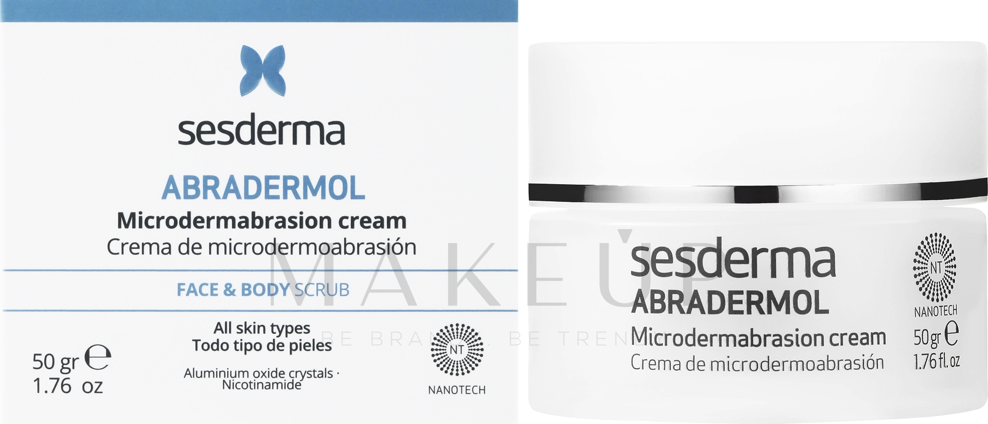 Mikrodermabrasion-Gesichtscreme - SesDerma Laboratories Abradermol Microdermabrasion Cream — Bild 50 g