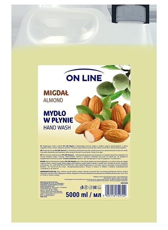 Flüssige Handseife Mandel - On Line Almond Hand Wash (Refill)  — Bild N1