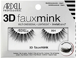 Düfte, Parfümerie und Kosmetik Falsche Wimpern - Ardell 3D Faux Mink 864 Black