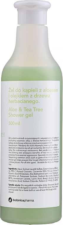 Duschgel mit Aloe und Teebaumöl - Botanicapharma Gel — Bild N1