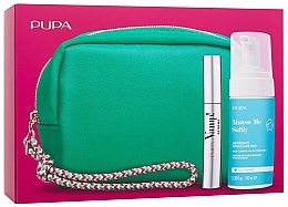Düfte, Parfümerie und Kosmetik Make-up Set - Pupa Kit Vamp! Extreme & Mousse Me Softly (mascara/12ml + make/remover/100ml + bag)