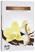 Teekerzen-Set Vanille - Bispol Vanilla Scented Candles — Bild N1