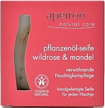 Pflanzenöl-Seife - Apeiron Wild Rose & Almond Plant Oil Soap — Bild N1
