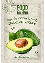 Glättende Creme-Maske für das Gesicht mit Avocadoextrakt - Marion Food for Skin Cream Mask Smoothing Avocado — Bild N1