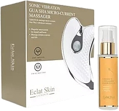 Düfte, Parfümerie und Kosmetik Set - Eclat Skin London (Serum 60ml + Massager 1 St.) 