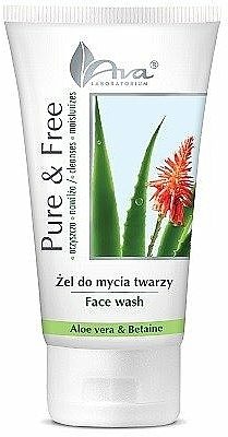 Gesichtswaschgel mit Aloe Vera und Betain - AVA Laboratorium Pure & Free Face Wash — Bild N1
