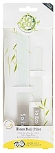 Düfte, Parfümerie und Kosmetik Glasnagelfeile 2 St. - So Eco Glass Nail Files