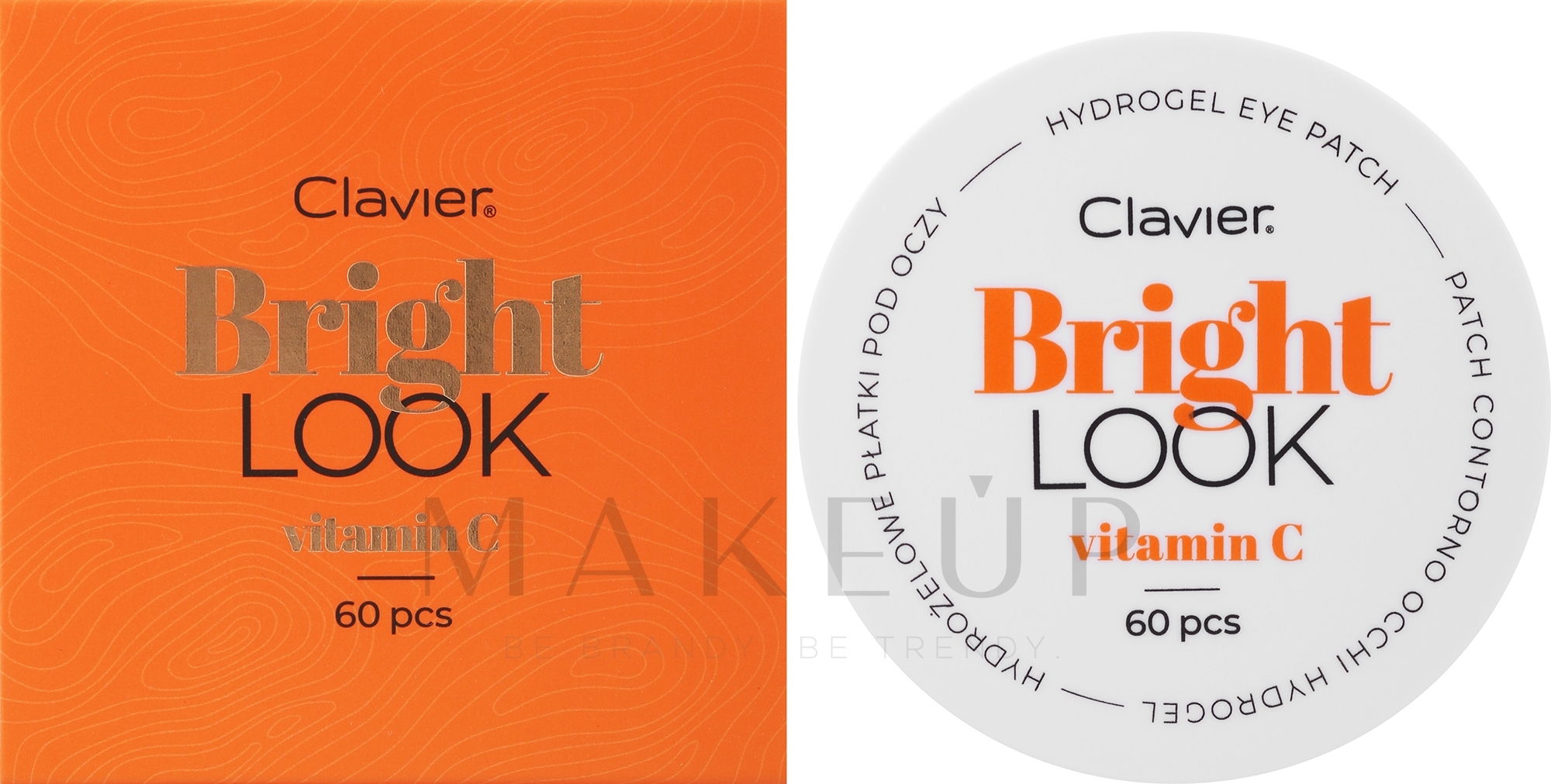 Hydrogel-Augenpatches mit Vitamin C - Clavier Bright Look Vitamin C Hydrogel Eye Patch  — Bild 60 St.