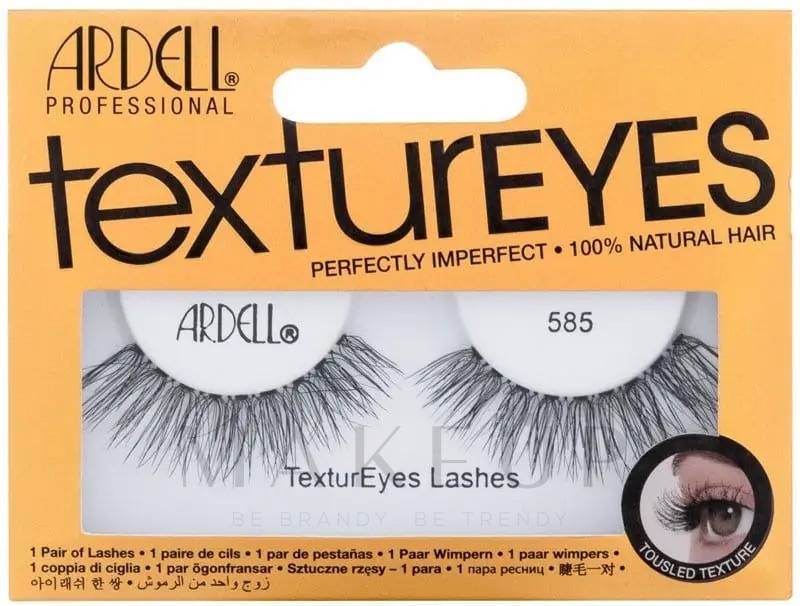 Falsche Wimpern - Ardell TexturEyes 585 False Eyelashes Black — Bild 2 St.