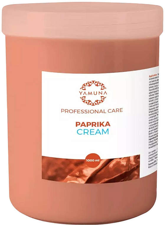 Körpermassagecreme mit Paprika-Extrakt für bessere Mikrozirkulation - Yamuna Professional Care Paprika Cream — Bild N1