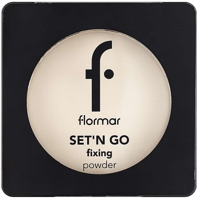 Fixierender Gesichtspuder - Flormar Set'N Go Fixing Powder  — Bild N1