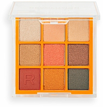 Lidschattenpalette - Makeup Revolution Neon Heat Eyeshadow Palette Orange Blaze — Bild N1