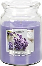 Premium-Duftkerze im Glas Lavendel - Bispol Premium Line Aura Scented Candle Lavender  — Bild N2