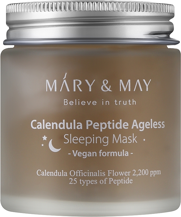 Gelmaske für die Nacht - Mary & May Calendula Peptide Ageless Sleeping Mask — Bild N1