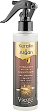 Balsam-Spray für das Haar mit Keratin und Arganöl - Visage Keratin & Argan Balsam Spray — Bild N1