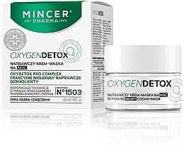 Düfte, Parfümerie und Kosmetik Regenerierende Gesichtscreme-Maske für die Nacht - Mincer Pharma Oxygen Detox N°1503